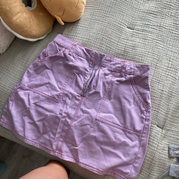 Lazy oaf purple skirt size 30 UK size 8 US - Picture 2 of 4